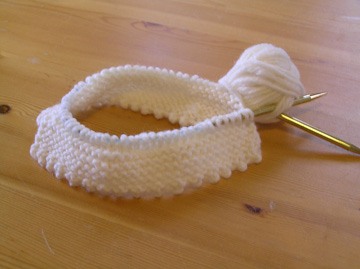 The garter stitch welt